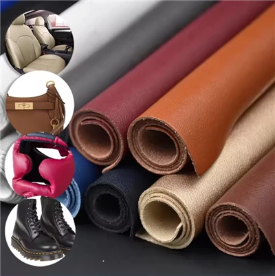 Grosir Kulit Microfiber Berkualitas Tinggi Kulit Nappa PU Faux