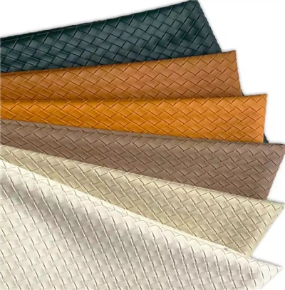 Grosir Kulit PVC Tenun Kepang Diagonal