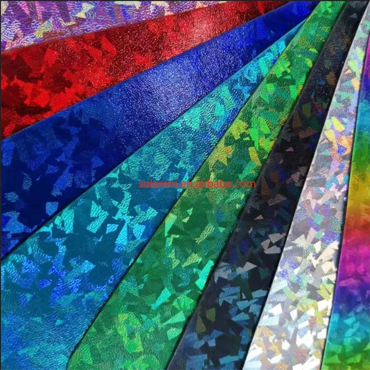 Wholesale 0.8 Metallic New Design Pu Leather Faux Leather Pu Imitation Leather For Shoes For Bag