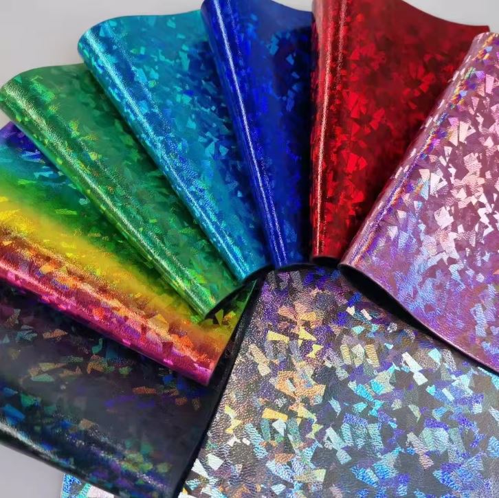 Wholesale 0.8 Metallic New Design Pu Leather Faux Leather Pu Imitation Leather For Shoes For Bag
